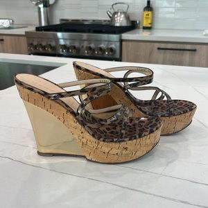 CASADEI strappy platform mules